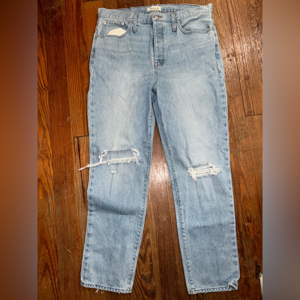 Madewell Classic Straight Light Wash Jeans